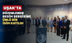 Uşaklı Ressamların Resim Sergisine Ünlü Bir Konuk Katıldı