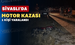 Sivaslı’da Motosiklet Kazası: 1 Yaralı
