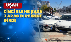 Uşak’ta Zincirleme Trafik Kazası