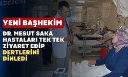 Uşak EAH Başhekimi hastalarla tanıştı ve onlara moral verdi