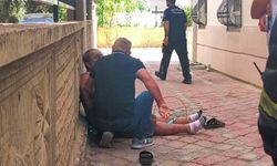 Eline aldığı tiner şişesi ile kendini yakmak istedi