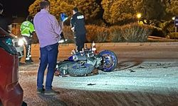 Korkunç kaza: Motosiklet sürücüsü hayatını kaybetti