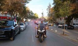 Motosikletle umre yolculuğu
