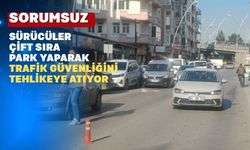 Uşaklı Çift Sıra Park Araçlar Yüzünden ‘İllallah’ Dedi