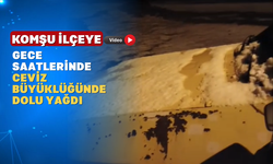 Selendi Dolu Yağışı Sonrası Beyaza Büründü