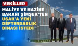 AK Parti Uşak Milletvekilleri Bakan Şimşek ile Görüştü
