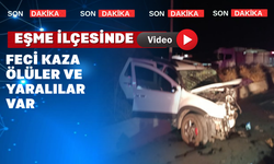 Uşak’ın Eşme İlçesinde korkun kaza: 1 ölü 4 yaralı