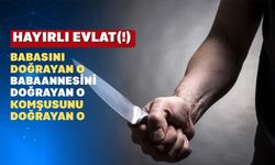 Uşak’ta Babasına Kızan Genç Önüne Geleni Doğradı