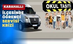 Uşak’ın Karahallı İlçesinde öğrencilerin okul yolu çilesi