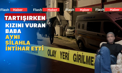 Kızını vuran baba aynı silahla kendi canına kıydı