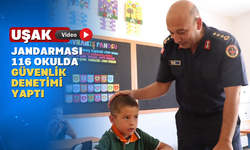 Uşak Jandarması Çocukların Güvenliği için Sahada