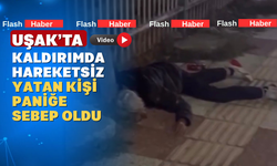 Uşak'ta Anayol Kenarında Korkutan Manzara