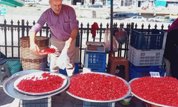 Vitamin deposu kızılcık pazar tezgahlarında