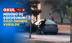 Okul müdürünün vurulduğu o anlar kamerada
