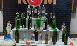 Ruhsatsız silah ve sahte içki operasyonu