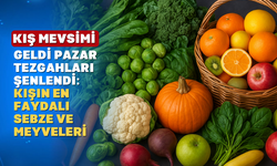 Pazar tezgahları vitamin deposu sebze ve meyvelerle doldu