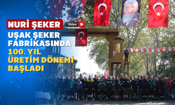 Uşak Şeker Fabrikası'nda üretim dönemi başladı