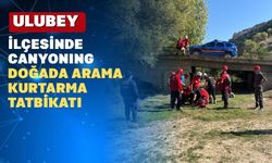 Uşak’ın Ulubey İlçesinde Nefes Kesen Tatbikat