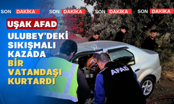 Ulubey'de Korkutan Trafik Kazası