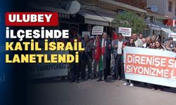 Uşak’ın Ulubey İlçesinde “Direnişe Selam Siyonizm’e Lanet" yürüyüşü