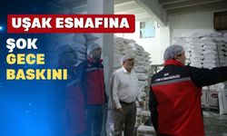 Uşak Esnafı Gece Yapılan Baskına Şaşırdı