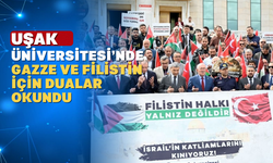 Uşak Üniversitesi'nde Gazze ve Filistin için program düzenlendi