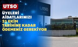 UTSO’dan Aidatların Ödenmesiyle İlgili Hatırlatma