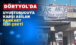 Uşak’ta Yasaklı Maddeye Karşı Pankart Açıldı