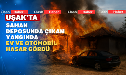 Sorkun köyünde çıkan yangında ev ve otomobil alevlere teslim oldu