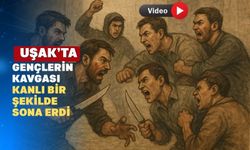 Uşak’ta gençlerin bıçaklı kavgasında: 1 kişi ağır yaralı