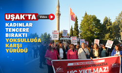 CHP’li kadınlardan Uşak’ta ‘Yoksulluğa Karşı Yürü’ eylemi