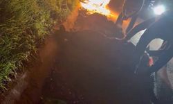 Motosiklet alev topuna döndü: 1’i ağır 2 yaralı