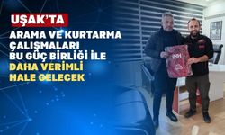 Uşak’ta 2 Arama ve Kurtarma Derneği Güç Birliği yaptı