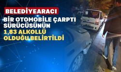 Uşak çöp taksi otomobile çarptı sürücüsü alkollü çıktı