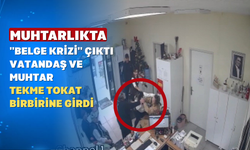 Belge almak isteyen vatandaş muhtara saldırdı