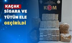 Uşak polisi tütün ve sigara kaçakçısını yakaladı