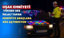 Uşak’ta yüksek sesle müzik yayınlayan araçlara ceza yağdı