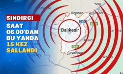 Balıkesir Sındırgı’da Bu Sabah Yer Yerinden Oynuyor!