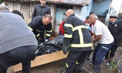 Ev alevlere teslim oldu bir kişi öldü