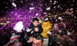 Kış festivalinde vatandaşlar eğlenmeye devam ediyor