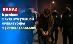 Uşak’ın Banaz İlçesinde 2 Operasyonda 4 kişi Yakalandı