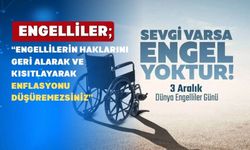Altınokta Körler Derneği Uşak Şubesi; “Enflasyonun Sorumlusu Engelliler Değildir”