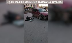 Uşak Dörtyol'da sabah sabah kaza
