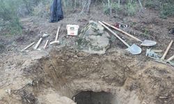 Kaçak kazıya jandarma suçüstü yaptı