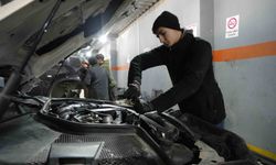 Kar yağışlarından sonra kışlık araç bakım yoğunluğu arttı