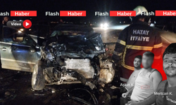 Uşaklı iki genç Hatay'da gerçekleşen feci kazada yaralandı