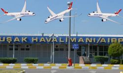 Yolcu uçuşu olmayan Uşak Havaalanı uçuş rekoru kırdı