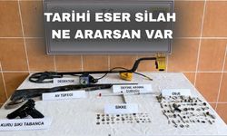 Uşak Jandarması çok sayıda tarihi eser ve silah ele geçirdi