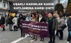 Uşaklı bir grup kadın kadın cin*yetlerini protesto etti