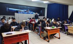 Uşaklı 1000 öğrenci sınava girmeden sınav heyecanı yaşadı